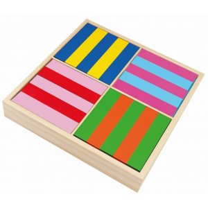 Tuiles en bois à construire 100 pcs - Colorées Tuiles en bois à construire 100 pcs - Colorées