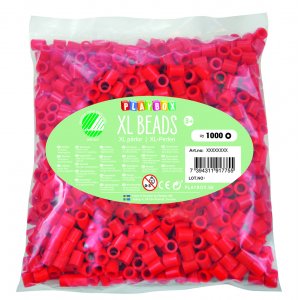 Perles de pipe XL 1000 pcs rouge Perles de pipe XL 1000 pcs rouge