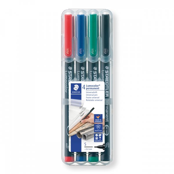 OH Pens permanents 0,4 mm - 4 stylos
