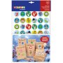 Kit de bricolage Calendrier de Nol, 24 sachets, 3 feuilles d\\\'autocollants