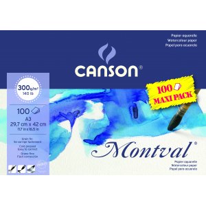 Canson Montval 300g Gräng fin Canson Montval 300g Gräng fin