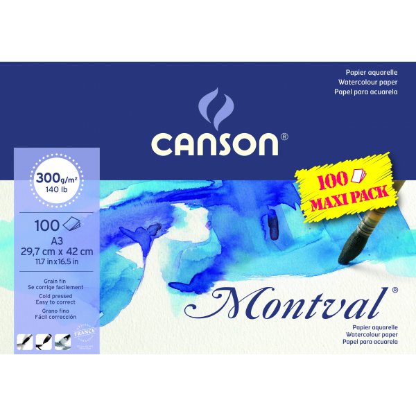 Canson Montval 300g Grng fin