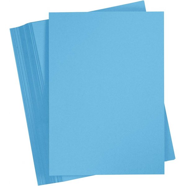 Carton color - bleu turquoise - A4 - 180 g - 100 feuilles