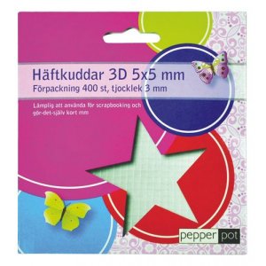 Pastilles adhésives 3D 5x5mm - 400 pièces Pastilles adhésives 3D 5x5mm - 400 pièces