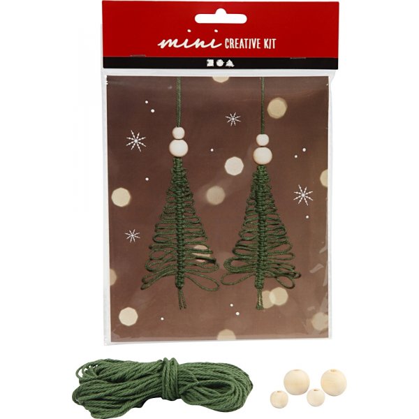 Mini Kit DIY - Sapin de Noël en macramé Mini Kit DIY - Sapin de Noël en macramé