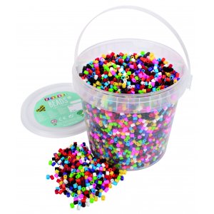 Perles tubulaires 10 couleurs mélangées - 10000 pcs Perles tubulaires 10 couleurs mélangées - 10000 pcs