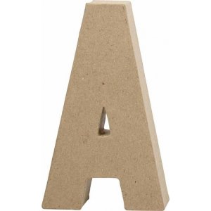 Lettre en carton - A - 5 cm Lettre en carton - A - 5 cm