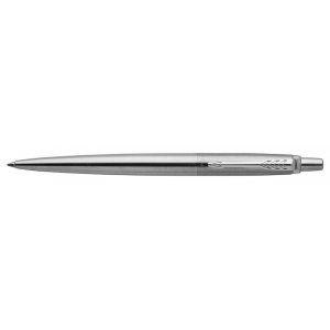 Stylo à bille Parker Jotter - Garniture chromée en acier inoxydable - Stylo à bille Bleu moyen Stylo à bille Parker Jotter - Garniture chromée en acier inoxydable - Stylo à bille Bleu moyen