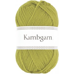 Fil peigné 50g - Vert doré (9667) Fil peigné 50g - Vert doré (9667)