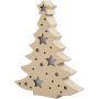 Figurine en carton avec lumire intgre - Sapin de Nol