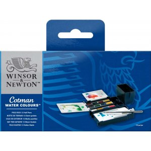 Peinture aquarelle W&N Cotman - Field set 12 couleurs Peinture aquarelle W&N Cotman - Field set 12 couleurs
