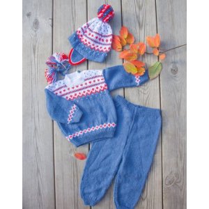 Patron tricot - Pull, Pantalon & Bonnet (tailles bébé alt4) Patron tricot - Pull, Pantalon & Bonnet (tailles bébé alt4)