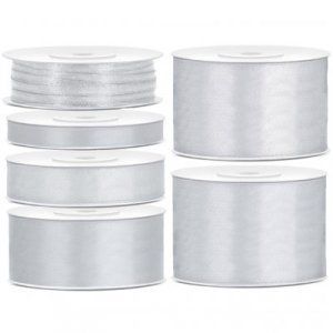Ruban satiné - 25 m - Argent Ruban satiné - 25 m - Argent