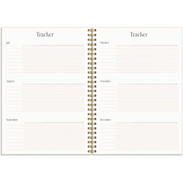 Calendrier 24/25 - Life Planner Rose A5