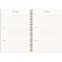 Calendrier 24/25 - Life Planner Rose A5