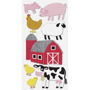 Mélange d'autocollants - Animaux de la ferme Mélange d'autocollants - Animaux de la ferme
