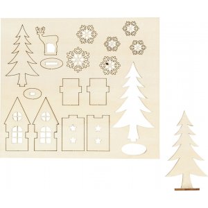 Figurines en bois à faire soi-même - maisons - bois - cerf Figurines en bois à faire soi-même - maisons - bois - cerf