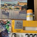 Image client Peinture acrylique W&N Galeria 250ml - 744 Ocre jaune