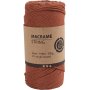 Fil macram - orange brl - 2 mm - 198 m