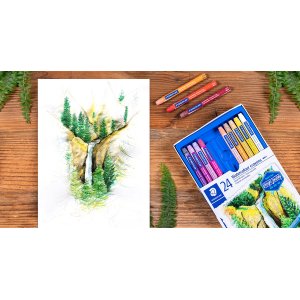 Crayons aquarelle - 24 crayons Crayons aquarelle - 24 crayons