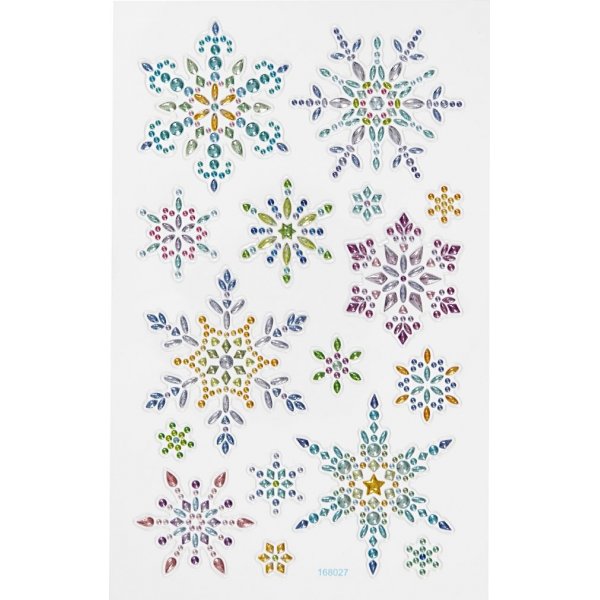 Autocollants diamant - flocons de neige