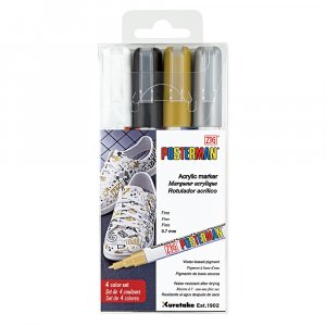 ZIG Posterman PMA-10 Extra Fine 4/portefeuille