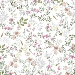 Toile cirée textile Erika rose Toile cirée textile Erika rose