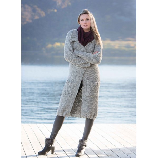 Patron tricot - Cardigan long (1309-4)