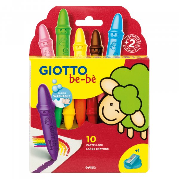 Crayons Giotto be-b - paquet de 10