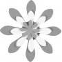 Perforateurs couche sur couche - Marguerite - 3 pcs