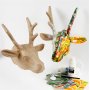 Trophe cerf en papier mch