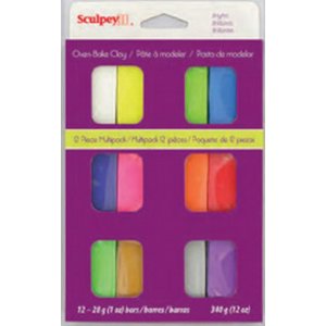 Sculpey Clay Multipack 28g - Brillant Sculpey Clay Multipack 28g - Brillant