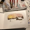 Image client Carnet aquarelle Hahnemühle 200g - A6