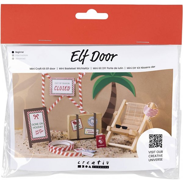 Mini Kit DIY Porte du Père Noël - En vacances Mini Kit DIY Porte du Père Noël - En vacances