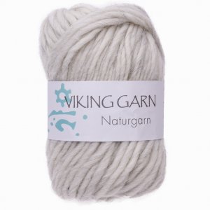 Fil Viking Fil naturel 50g - Gris blanc (611) Fil Viking Fil naturel 50g - Gris blanc (611)