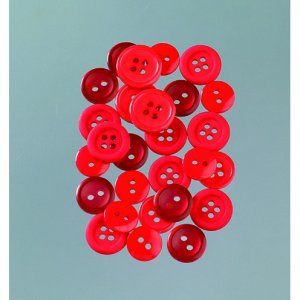 Boutons 10 - 15 mm - mélange rouge 40 g rouge Boutons 10 - 15 mm - mélange rouge 40 g rouge
