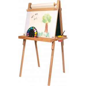 Chevalet, crayon et tableau blanc Chevalet, crayon et tableau blanc