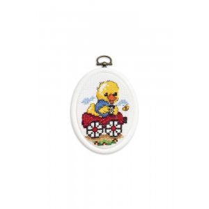Kit de broderie Flexiboards - poules qui jouent, pack de 3 Kit de broderie Flexiboards - poules qui jouent, pack de 3