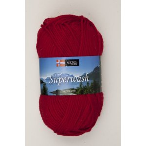 Fil Viking Superwash 50g - Rouge Foncé (160) Fil Viking Superwash 50g - Rouge Foncé (160)