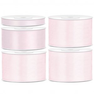 Ruban satiné - 25 m - Rose bébé Ruban satiné - 25 m - Rose bébé