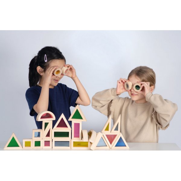 Blocs de construction sensoriels de différentes formes 24 pcs Blocs de construction sensoriels de différentes formes 24 pcs