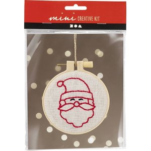 Mini Kit DIY Broderie - Père Noël Mini Kit DIY Broderie - Père Noël
