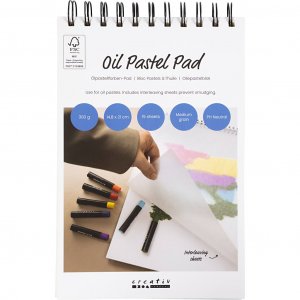 Bloc de pastels à l'huile A5 300 g 15 feuilles Bloc de pastels à l'huile A5 300 g 15 feuilles