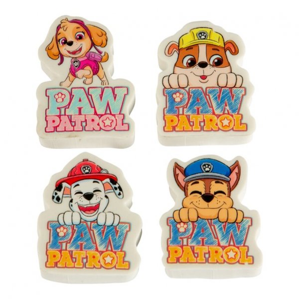 Paw Patrol - Gomme 4-pack Paw Patrol - Gomme 4-pack
