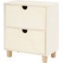 Bureau sur pieds avec 2 tiroirs