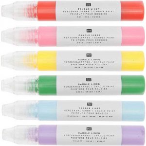 Stylo lumineux - RICO Design - Couleurs Rainboat - 6 pcs Stylo lumineux - RICO Design - Couleurs Rainboat - 6 pcs