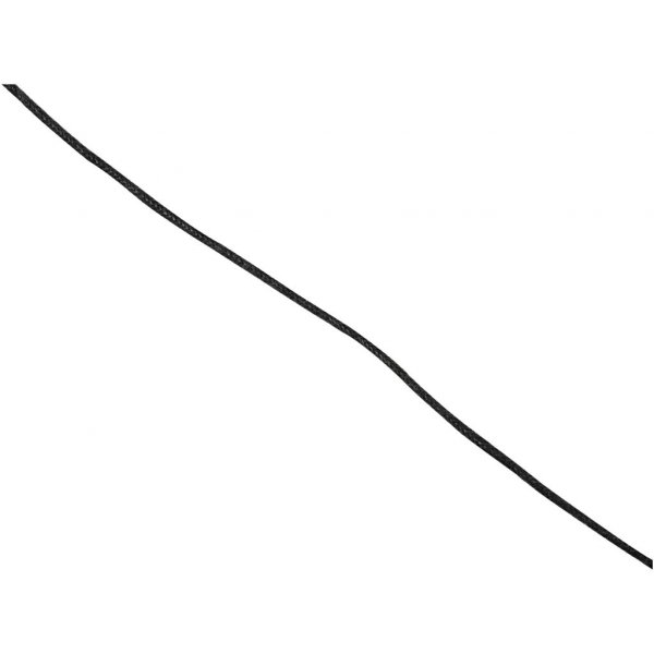 Cordon coton - noir - 100 m - 2 mm