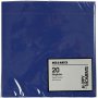 Serviettes - bleu fonc - 20 pcs