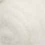 Laine carde - blanc - 100 g
