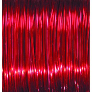 Fil de cuivre ø 0,50 mm - rouge métallisé 25 m Fil de cuivre ø 0,50 mm - rouge métallisé 25 m